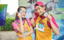 Vừa trở về từ LHP Busan, Quốc Anh bị "chị đẹp" Mlee rủ rê chạy marathon