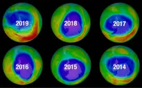 Lỗ thủng tầng ozone thu lại nhỏ nhất từ năm 1982 đến nay