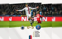 Club Brugge 0-5 PSG: Lập hat-trick, Mbappe tạo nên cột mốc ấn tượng