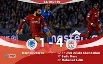 UEFA Champions League: Chamberlain lập cú đúp, Liverpool thắng nhàn Genk