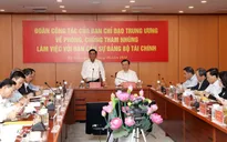 Kiểm tra phòng chống tham nhũng tại Bộ Tài chính