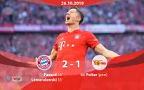Lewandowski lập kỷ lục, Bayern Munich vươn lên đứng đầu BXH Bundesliga