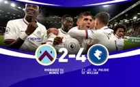 Burnley 2-4 Chelsea: Pulisic lập hat-trick ấn tượng!