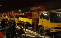 20 đơn vị tham gia diễn tập phòng cháy chữa cháy tại hầm vượt sông Sài Gòn