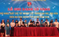 Hà Nội: Ghi danh sổ vàng 86 thủ khoa đại học “đầu ra” năm 2019