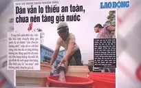 Đề xuất điều chỉnh giá nước sạch trên địa bàn Hà Nội