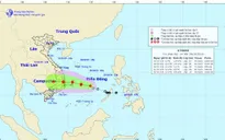 Áp thấp nhiệt đới cách đảo Song Tử Tây khoảng 100 km