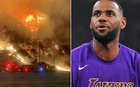 Lebron James phải rời khỏi nhà riêng vì cháy rừng