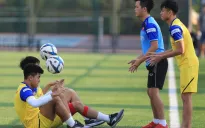 ĐT U22 Việt Nam: Thanh Hậu gặp chấn thương, phải tập riêng