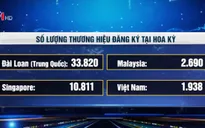 Việt Nam có bao nhiêu thương hiệu được đăng ký tại Hoa Kỳ?