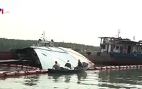 Vụ chìm tàu ở Cần Giờ: Phát hiện thêm 8 container dưới đáy sông Lòng Tàu