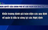 Nghị quyết của Chính phủ về giải ngân vốn đầu tư công