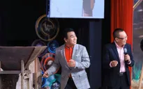 MC Quyền Linh trổ tài quạt lúa khiến nhà báo Lại Văn Sâm bất ngờ
