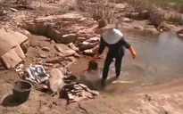 Mực nước sông Mekong xuống thấp đáng kể