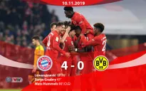 Bayern Munich 4-0 Dortmund: Lewandowski lập cú đúp, Bayern thắng ấn tượng