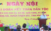 Chủ tịch Ủy ban Trung ương MTTQ Việt Nam dự ngày hội Đại đoàn kết tại Ninh Thuận