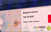 Việt Nam đoạt nhiều giải thưởng tại cuộc thi sáng tạo robot toàn cầu