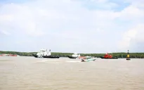 Đã chốt phương án trục vớt tàu chìm trên sông Lòng Tàu