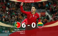ĐT Bồ Đào Nha 6-0 ĐT Litva: Ronaldo lập hat-trick