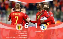 ĐT Bỉ 6-1 ĐT Đảo Síp: Sức mạnh tuyệt đối!