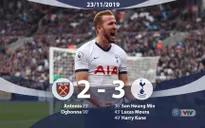 West Ham 2-3 Tottenham: Chiến thắng đầu tay của Mourinho