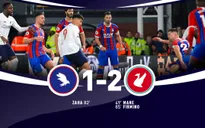 Crystal Palace 1-2 Liverpool: Hiệp 2 bùng nổ, củng cố ngôi đầu