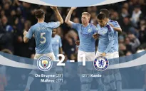 Man City 2-1 Chelsea: Ngược dòng ngoạn mục, ngắt mạch toàn thắng