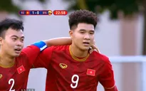 Hà Đức Chinh lập cú đúp vào lưới U22 Brunei chỉ trong 13 phút