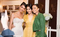 Hoàng Thùy học hỏi H'Hen Niê, Trương Thị May trước ngày lên đường tham dự Miss Universe 2019