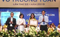 Vinh danh 50 nhà giáo, cán bộ quản lý nhận Giải thưởng Võ Trường Toản