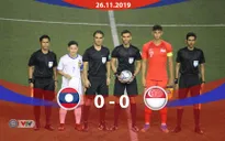 VIDEO Highlights: U22 Lào 0-0 U22 Singapore (Bảng B môn bóng đá nam SEA Games 30)