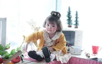 Cô bé 2 tuổi "gây bão" làng thời trang nhí Việt Nam