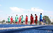 SEA Games 30: U22 Việt Nam tập luyện dưới thời tiết nắng nóng, chuẩn bị cho trận gặp U22 Lào