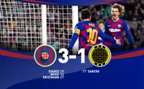 Barcelona 3-1 Dortmund: Tam tấu tỏa sáng, Barca chính thức giành ngôi đầu