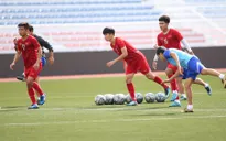 SEA Games 30: U22 Việt Nam tập luyện ngay sau trận thắng 6-1 trước U22 Lào