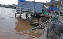 Cà Mau ban bố tình huống khẩn cấp sạt lở bờ biển Đông