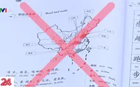 Giáo trình dạy tiếng Trung có bản đồ in hình đường lưỡi bò