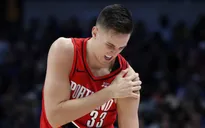 Zach Collins sẽ phải nghỉ thi đấu 4 tháng vì chấn thương vai