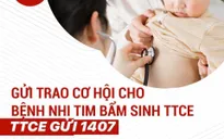 Soạn tin nhắn "TTCE gửi 1407" để hỗ trợ chi phí phẫu thuật cho trẻ em nghèo mắc bệnh tim bẩm sinh
