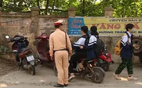 Xử lý tình trạng học sinh vi phạm giao thông