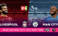 Lịch trực tiếp bóng đá Ngoại hạng Anh vòng 12: Liverpool quyết chiến Man City