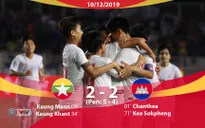 VIDEO Highlights: U22 Myanmar 2-2 (pen 5-4) U22 Campuchia (Tranh HCĐ bóng đá nam SEA Games 30)