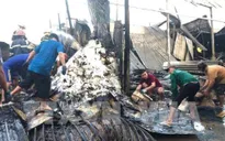 Cháy 12 căn nhà, 1 người tử vong tại Cà Mau