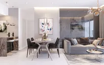 Căn hộ 2 phòng ngủ hiện đại, dành cho gia đình trẻ
