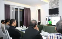Ban giám khảo bàn luận sôi nổi khi chấm tác phẩm dự thi LHTHTQ lần thứ 39