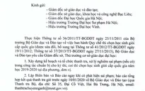 Bộ GD&ĐT yêu cầu tổ chức thanh tra thi chọn học sinh giỏi quốc gia