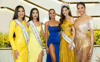 Top 3 Hoa hậu Hoàn vũ Việt Nam 2019 hội ngộ H'Hen Niê, Hoàng Thùy