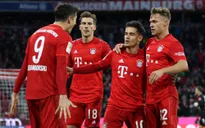 Kết quả, bảng xếp hạng vòng 15 giải VĐQG Đức: Mainz 05 0-4 Dortmund, Bayern Munich 6-1 Werder Bremen, Fortuna Dusseldorf 0-3 RB Leipzig