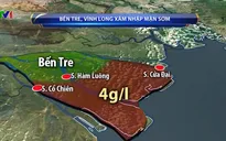 Xâm nhập mặn ở ĐBSCL đến sớm và sâu hơn