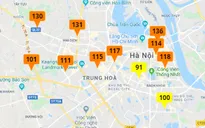 Chất lượng không khí ở Hà Nội được cải thiện